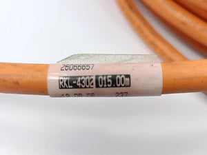 Rexroth RKL-4302 RLS1101-INK0653-RLS0722 Power Cable 015.00m