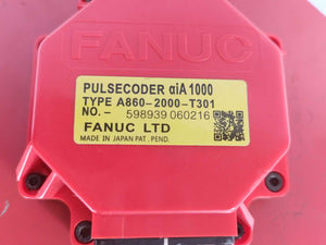 Fanuc A06B-0243-B100 AC Servo Motor & A860-200-T301 Encoder
