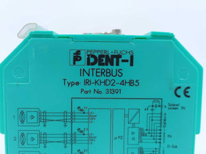 Pepperl+Fuchs 31391 IRI-KHD2-4HB5 INTERBUS Interface Module