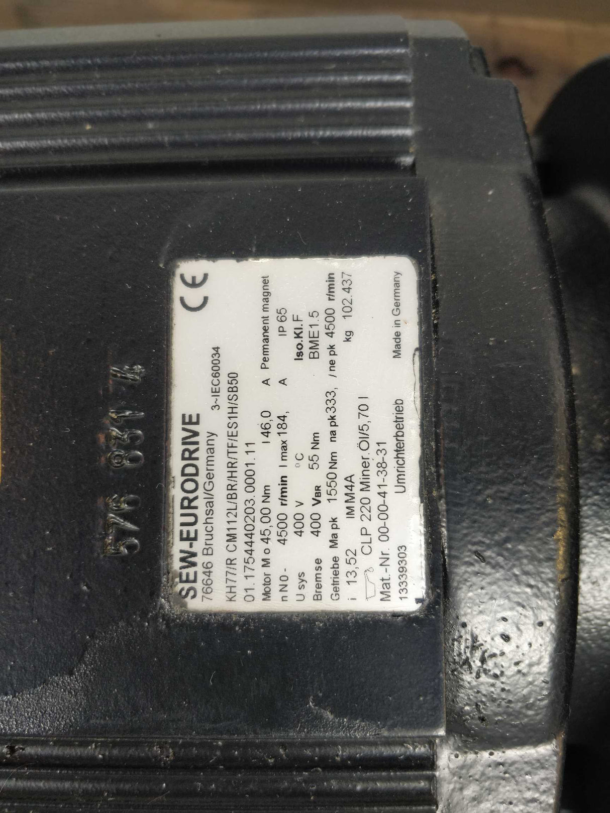 SEW-EURODRIVE  KH77/R CM112L/BR/HR/TF/ES1H/SB50 *New*