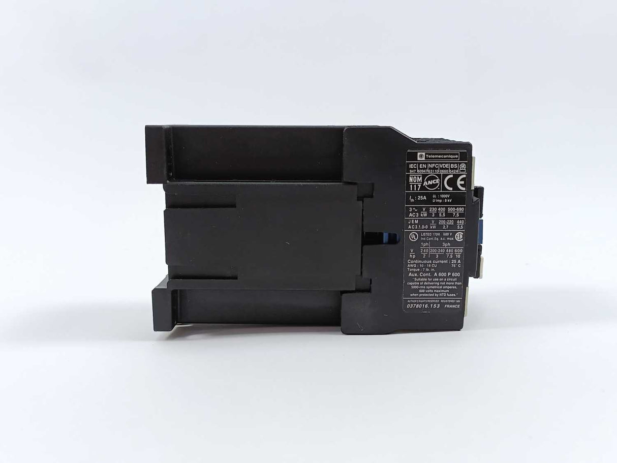 TELEMECANIQUE LP1D1201 Contactor 24V DC coil