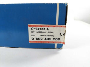Bosch 0 602 495 200 C-Exact 4 Screwdriver 36V no1000min-1 3,5Nm