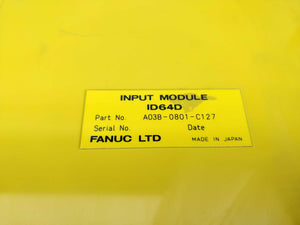 FANUC LTD A03B-0801-C127 Input module