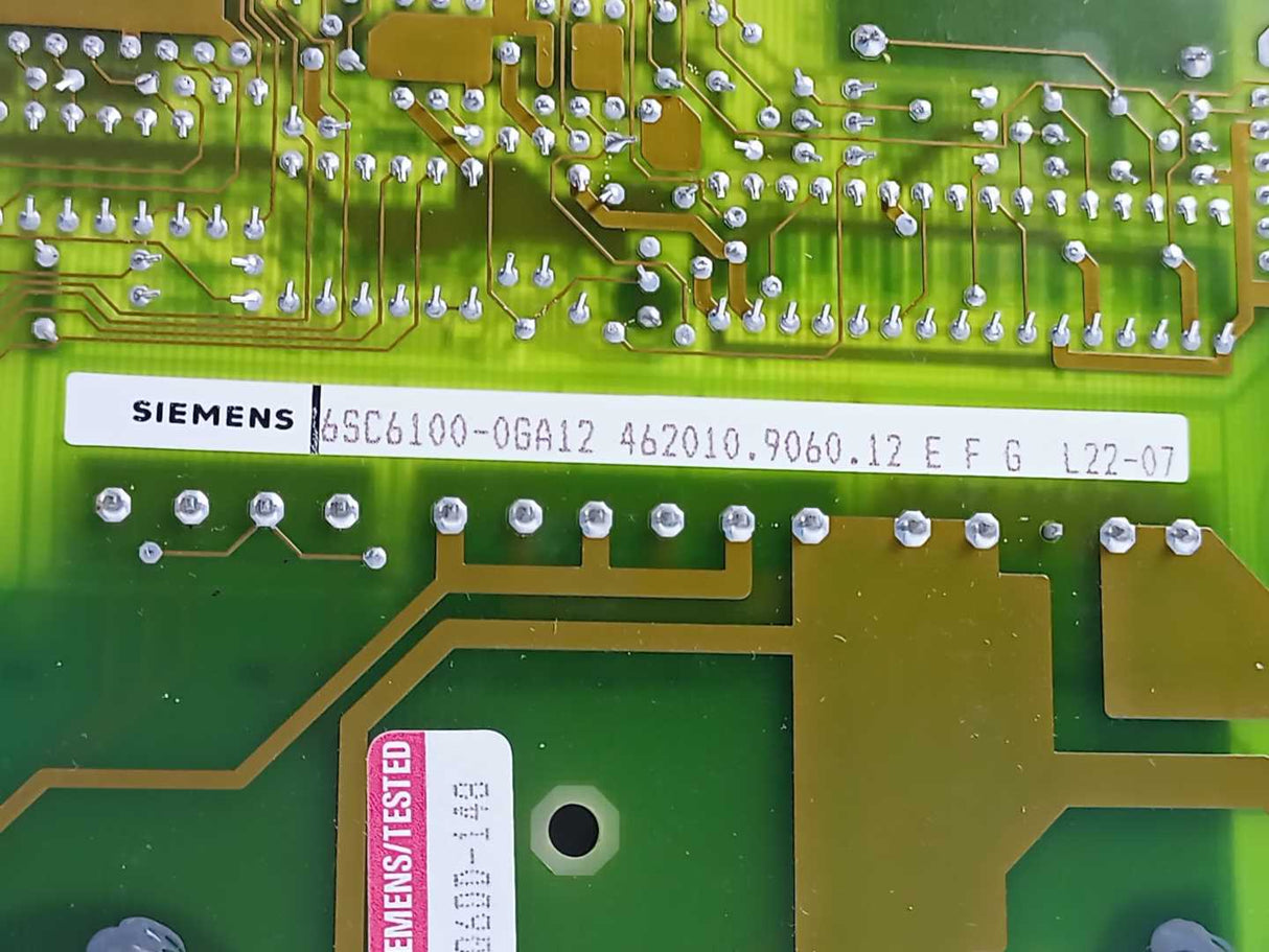 Siemens 6SC6100-0GA12 Power supply board, have not been mounted.