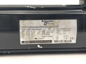 Schneider Electric SH070/60020/0/0/00/00/00/01/00 SERVO MOTOR