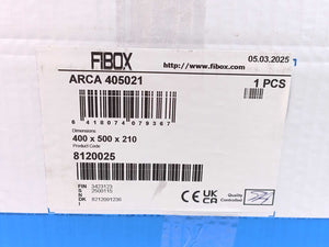 Fibox 8120025 Industrial Control Panel Enclosure 400x500x210