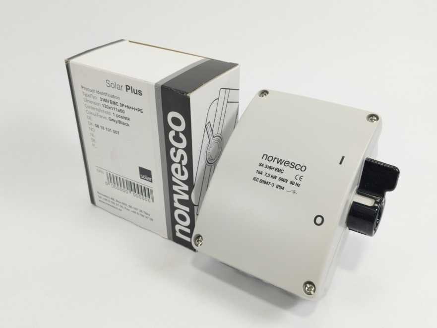 Norwesco SA 316H EMC Solar Plus Safety Switch
