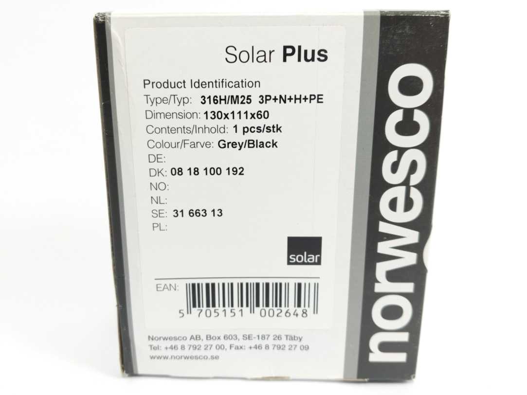 Norwesco SA 316H/M25 Standard Non‑EMC Safety Switch