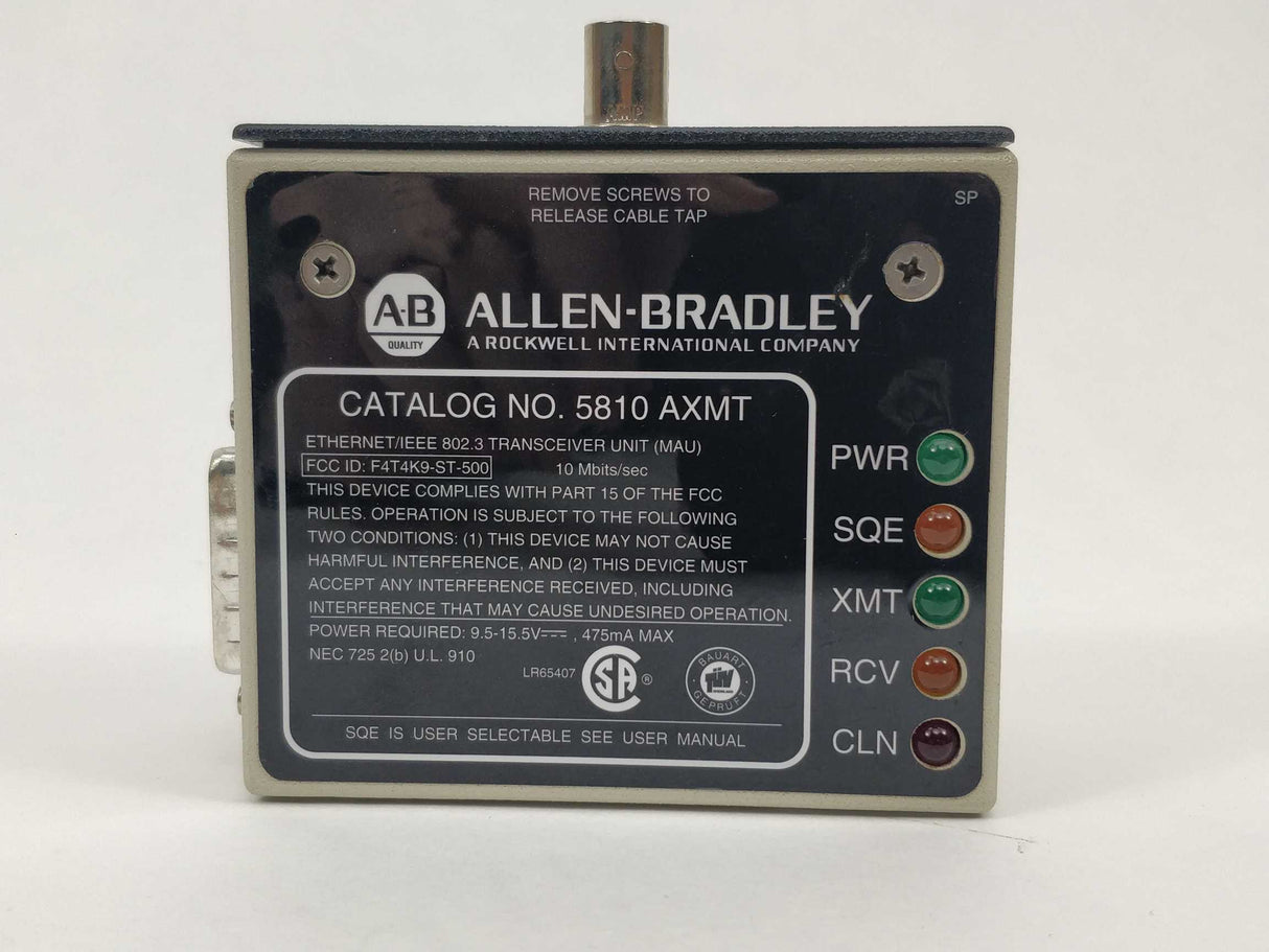 AB 5810-AXMT Ethernet/IEEE 802.3 Transceiver unit