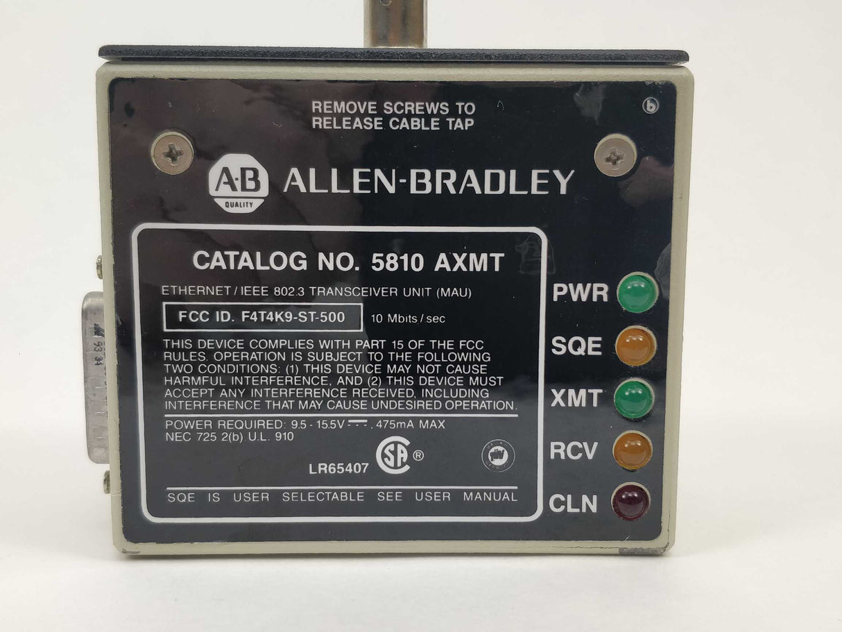 AB 5810-AXMT Ethernet/IEEE 802.3 Transceiver unit