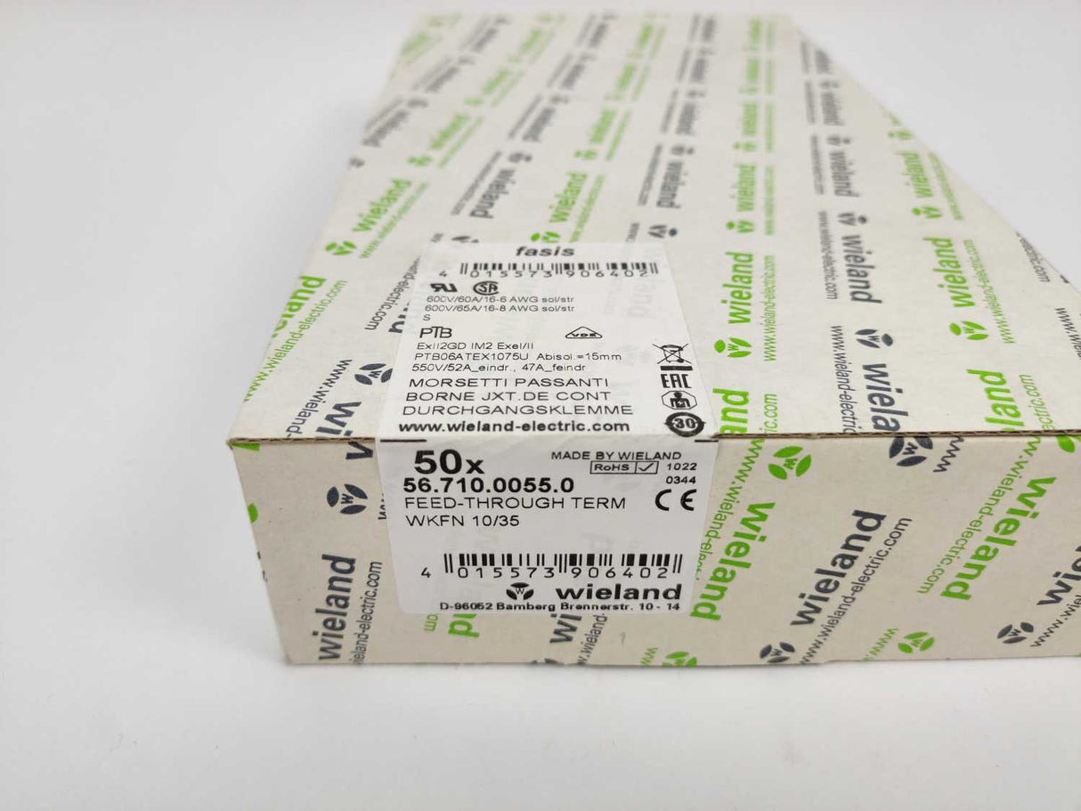 Wieland 56.710.0055.0 WKFN 10/35 Terminal block x50 pcs