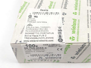 Wieland 56.704.4055.0 fuse terminal WKFN 4 TKG/35