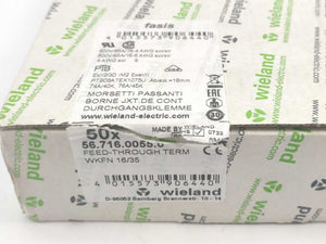 Wieland 56.716.0055.0 Feed-through terminal WKFN 16/35