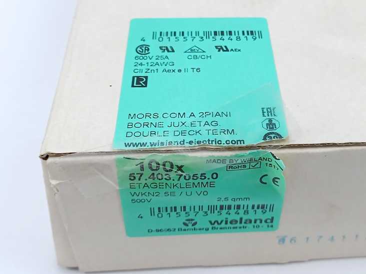 Wieland 57.403.7055.0 WKN2,5E / U V0