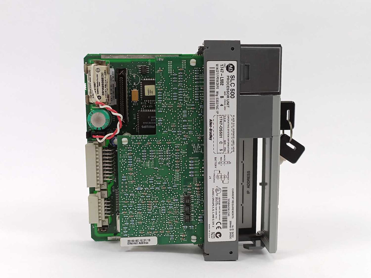 AB 1747-L552 Ser. B, Proc. Rev. 4, SLC500 Processor Unit w/ 1747-OS501