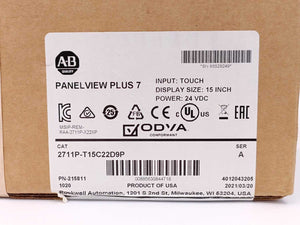 AB 2711P-T15C22D9P Ser A PanelView Plus 7 Graphic Terminal *Factorty Sealed*