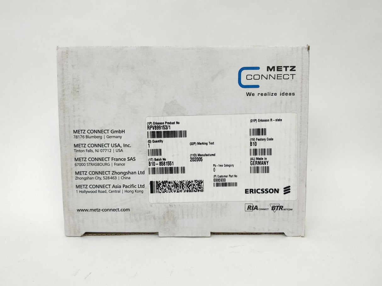 Metz Connect 130 E40 5032-E C6A RJ45 Field Plug Pro 10 Pcs.