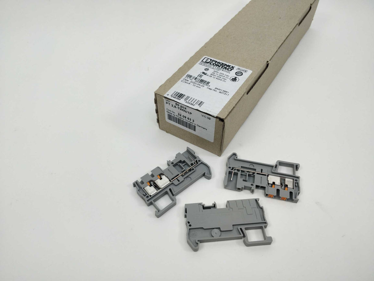 Phoenix Contact 3209633 PT 2,5-TWIN/1P 50 Pcs