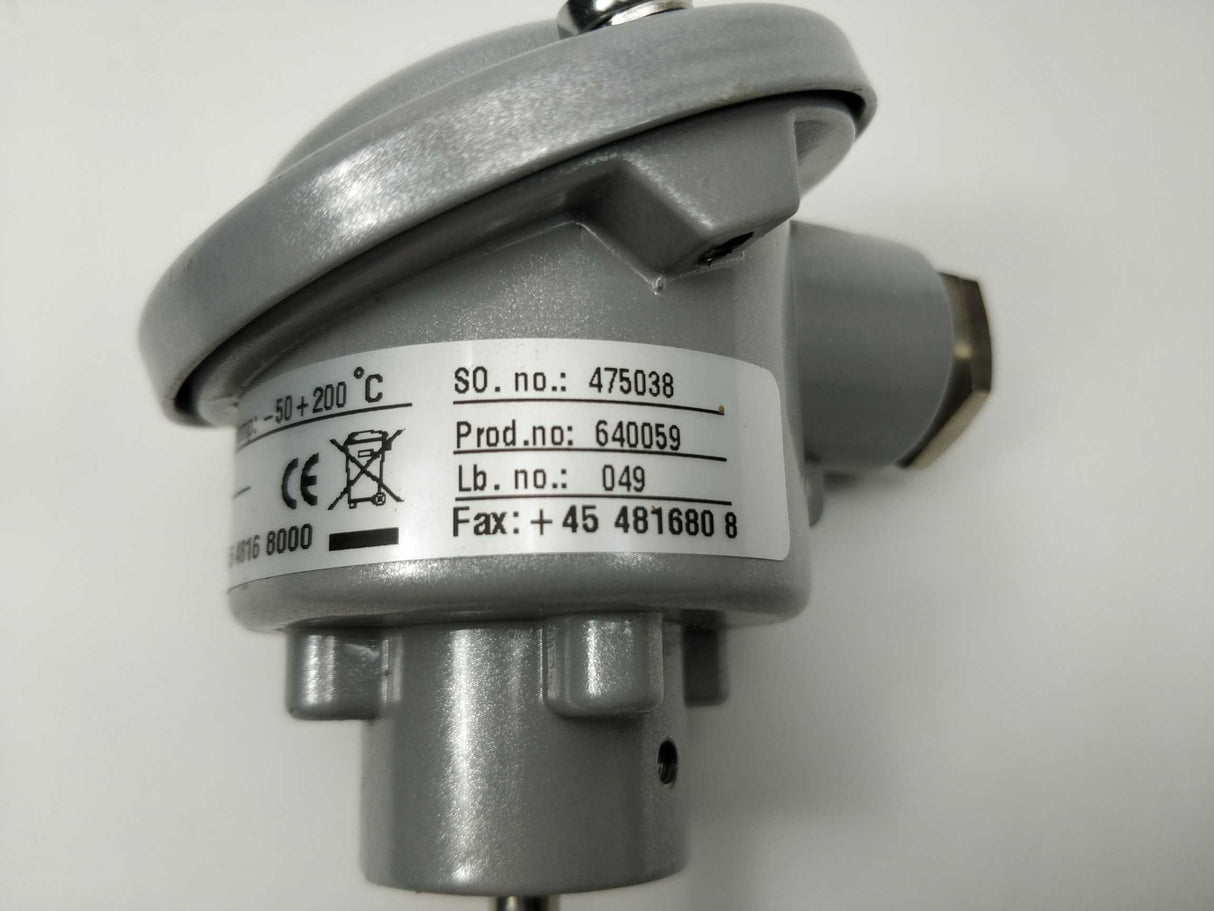 Ametek Denmark 1408036 1xPt100 Temperature Sensor