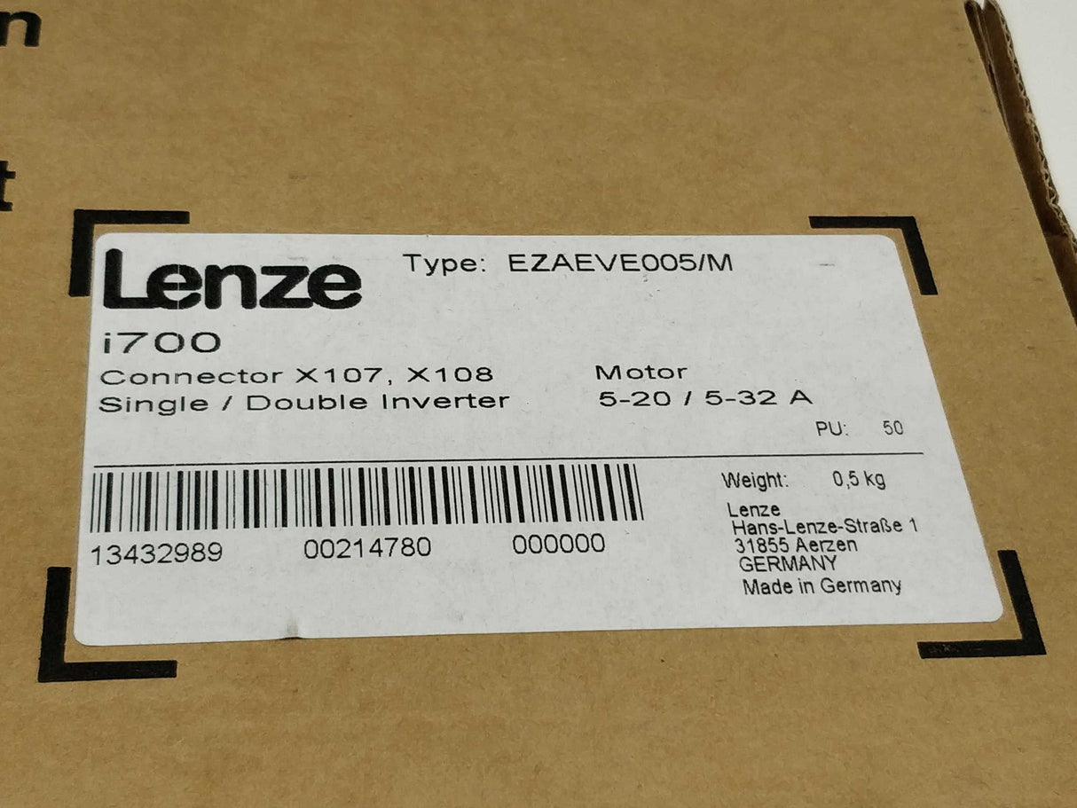 LENZE EZAEVE005/M i700 Connector. 48 Pcs