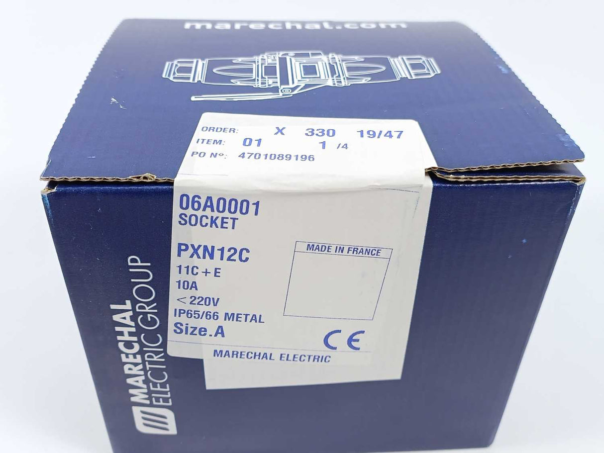 Marechal 06A0001 PXN12C Multi-contact Metal Receptacle