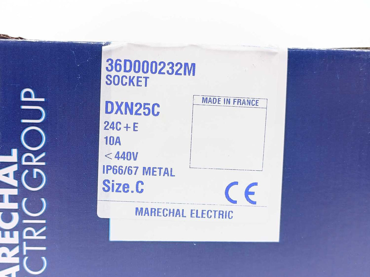 Marechal 36D000232M DXN25C Multicontact Socket Outlet