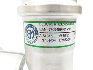 Blucher 832.050.050 Dobbelt Grenrør 87,5°, Ø50/50 mm