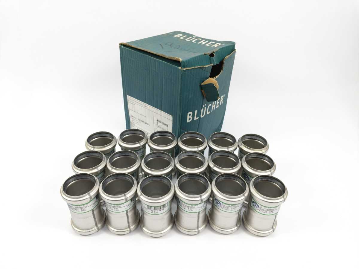 Blucher 841.050.050 Double Plug-in Connector, Batch size 18