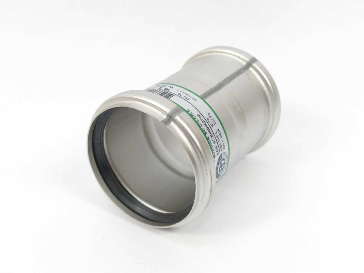 Blucher 841.075.075 Double Coupling, Diameter: Ø75mm, Batch size 10