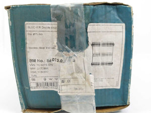 Blucher 841.075.075 Double Coupling, Diameter: Ø75mm, Batch size 10
