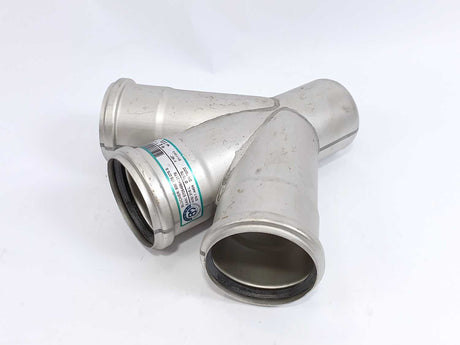 Blucher 836.075.075 S Double Branch Pipe, Pipe: Ø75 mm. Branch pipe: Ø75 mm
