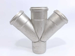 Blucher 836.075.075 S Double Branch Pipe, Pipe: Ø75 mm. Branch pipe: Ø75 mm