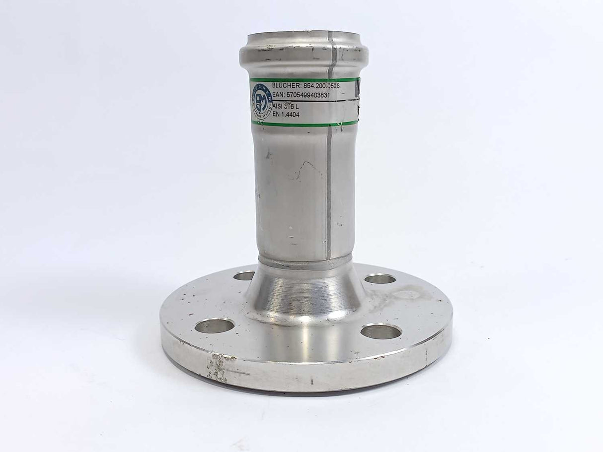 Blucher 854.200.050 S Flange Adapter With Socket, Diameter: Ø50 mm