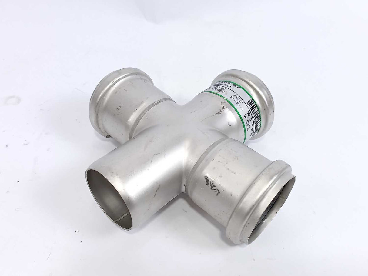 Blucher 831.050.050 S Double Manifold, Pipe: Ø50 mm. Branch pipe: Ø50 mm