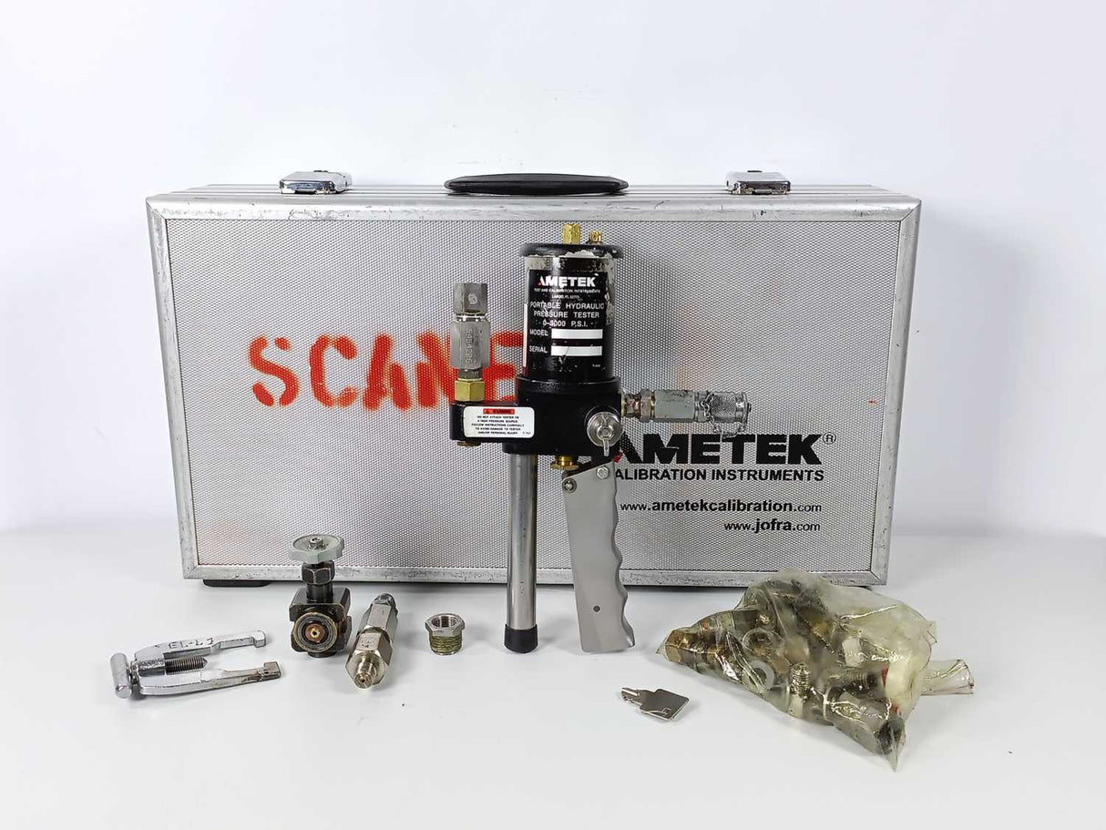 Ametek T-600 Series portable Hydraulic Pressure Tester 0-3000 P.S.I.