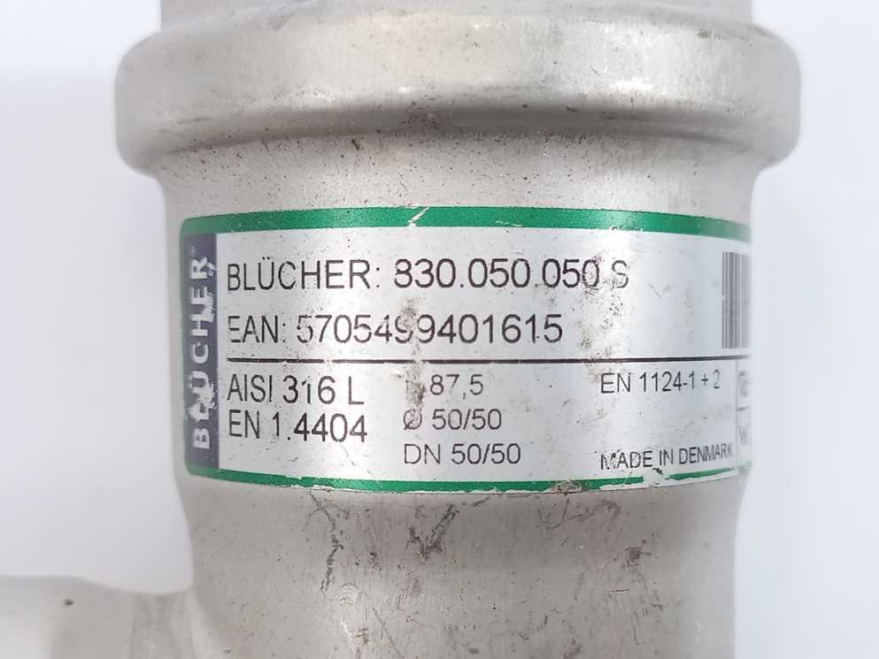 Blücher 830.050.050 S 87.5° 50/50mm