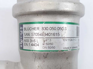 Blücher 830.050.050 S 87.5° 50/50mm