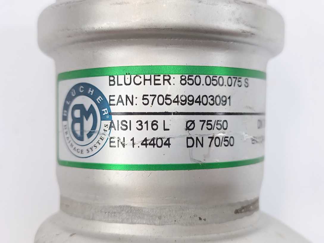 Blücher 850.050.075 S Increaser Eccentric Pipe