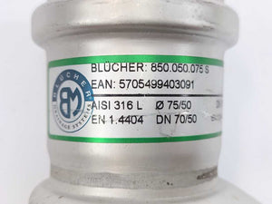 Blücher 850.050.075 S Increaser Eccentric Pipe