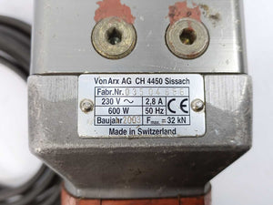 Von Arx AG 03504658 830.01.01 Nussbaum Viega Pressing Tool