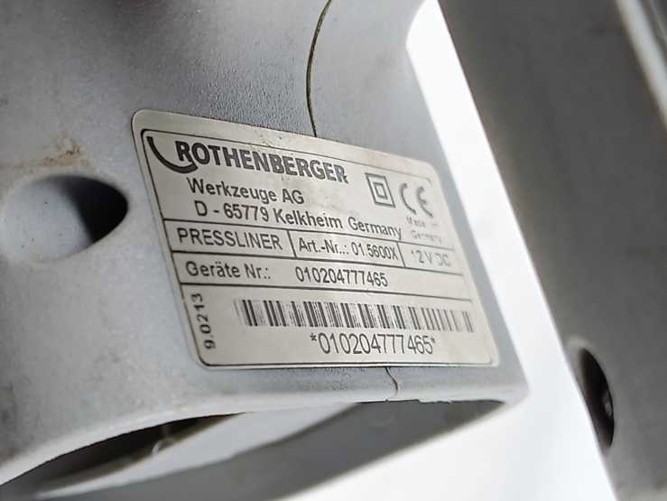 Rothenberger 01.5600X Romax ECO Electro-Hydraulic Press Machine