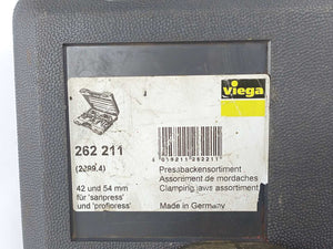 Viega 2299.4 Clamping Jaws Assortment 42 & 54 mm Sizes