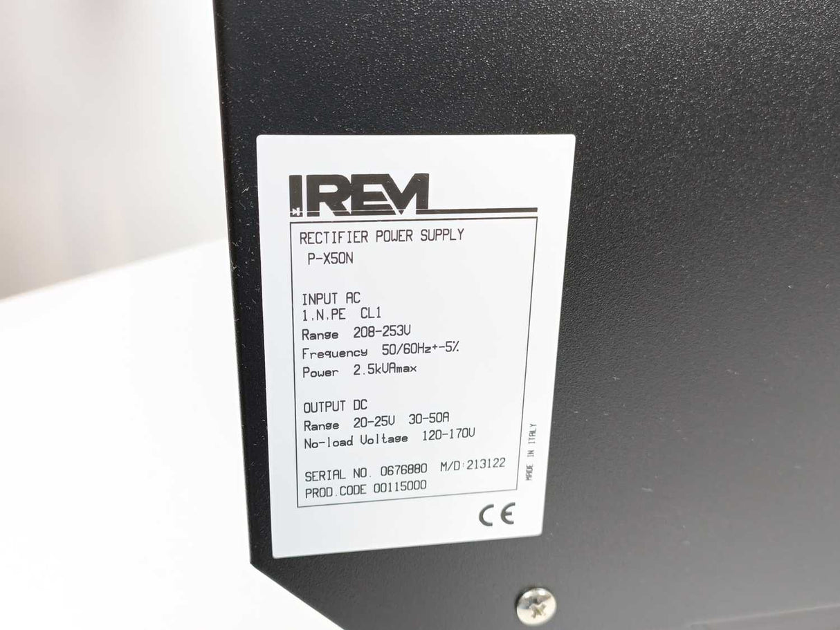 IREM P-X50N Rectifier Power Supply