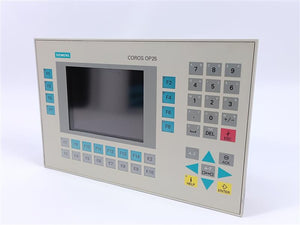 Siemens 6AV3525-1EA41-0AX0 Coros OP25 Control Unit - Defective Display
