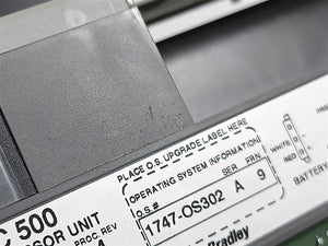 AB 1747-L532 SER. D, PROC. REV 4 SLC500 Processor Unit