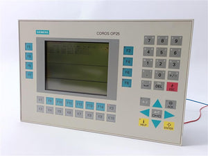 Siemens 6AV3525-1EA41-0AX0 Coros OP25 Control Unit - Defective Display