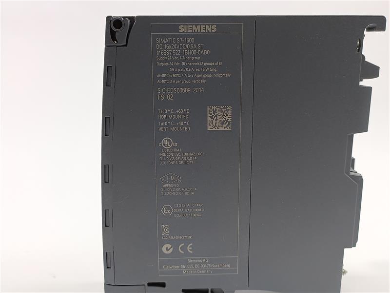 Siemens 6ES7522-1BH00-0AB0 SIMATIC S7-1500, Digital output module