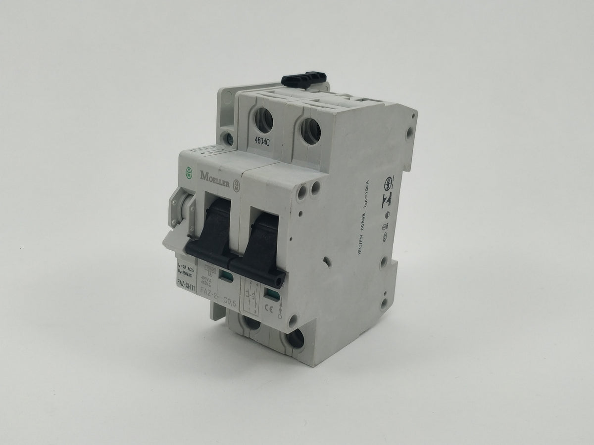 Moeller FAZ-2-C0,5 with FAZ-XHI11 Circuit Breaker