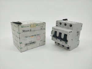 Moeller FAZ-3-C16 with FAZ-XHI11 Circuit Breaker