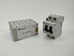 Moeller FAZ-2-C25 with FAZ/FIP-XHI11 Circuit Breaker